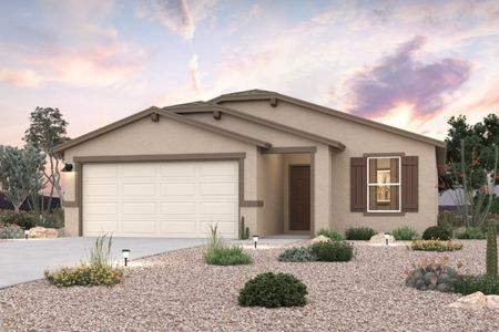 New construction Single-Family house 4030 N Estrella Rd, Eloy, AZ 85131 PALMERO- photo 0