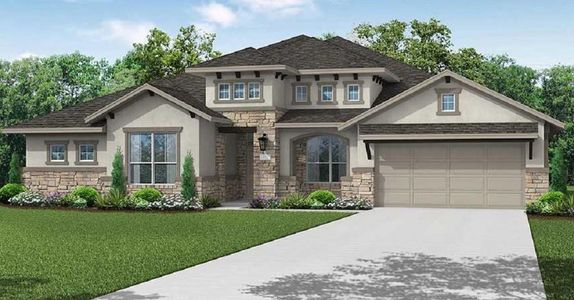 New construction Single-Family house 1105 Blanket Flower Dl, Georgetown, TX 78628 Newport (3142-CL-60)- photo 0 0