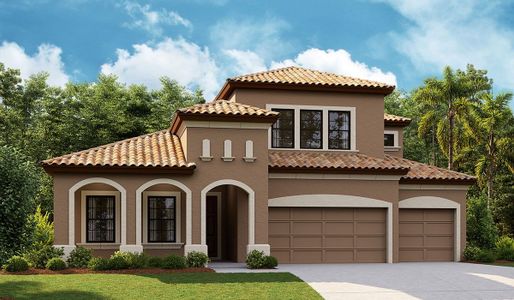 New construction Single-Family house Islamorada II, 10858 Rustic Timber Loop, San Antonio, FL 33576 - photo