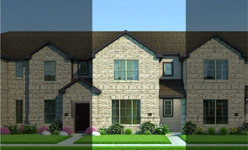 New construction Townhouse house 221 Territory Trail, Fort Worth, TX 76120 Bowie 5B3 A- photo 0