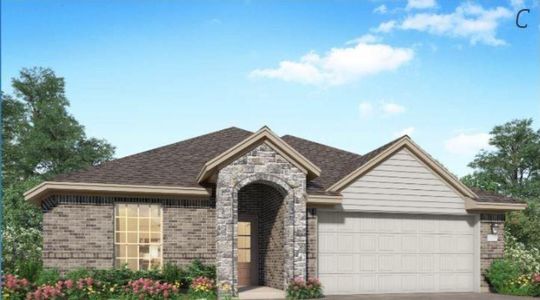 New construction Single-Family house 17097 Pinewood Branch Drive, New Caney, TX 77357 Clover II- photo 0 0