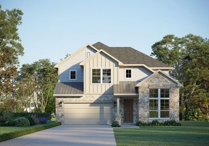 New construction Single-Family house Wilson 4226, 2002 Clearlight Lane, Georgetown, TX 78633 - photo