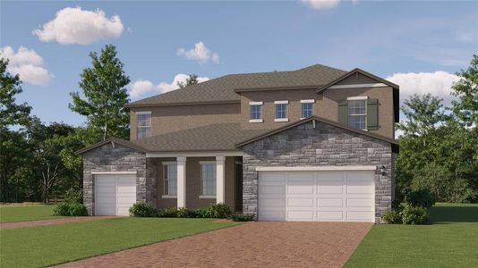 New construction Single-Family house 12436 Bergstrom Bay Drive, Riverview, FL 33579 Symphony- photo 0