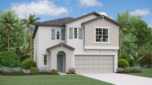 New construction Single-Family house 32109 Hawthorne Cottage Place, San Antonio, FL 33576 - photo 5 5