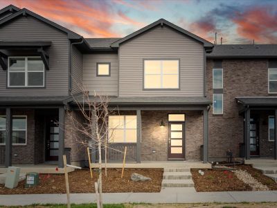 New construction Townhouse house 6394 N. Lisbon Street, Aurora, CO 80019 The Orchard- photo 0