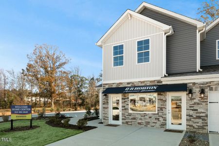 New construction Townhouse house 735 Apple Churn Drive, Fuquay Varina, NC 27526 Linville- photo 0