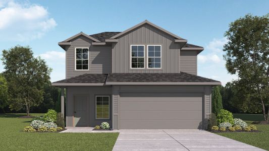 New construction Single-Family house 13412 Roughstock, Mustang Ridge, TX 78610 - photo 1 1