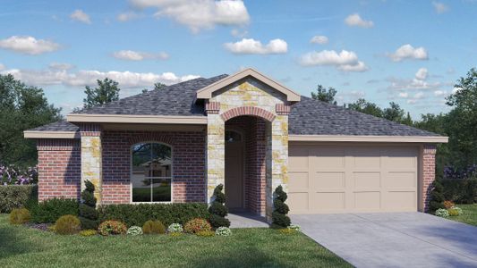 New construction Single-Family house 101 Nolan River Road, Hutto, TX 78634 The Pioneer- photo 0