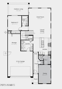 New construction Single-Family house 20219 W Campbell Avenue, Litchfield Park, AZ 85340 Winsor- photo 10 10