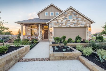 New construction Single-Family house 2705 Sage Ranch Drive, Unit 5, Leander, TX 78641 Warner- photo 0