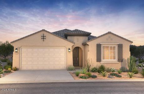 New construction Single-Family house 16707 W Whispering Wind Drive, Surprise, AZ 85387 Avelino AllGen- photo 0