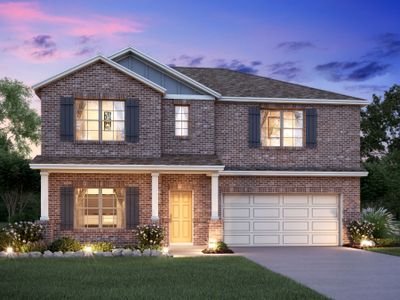 New construction Single-Family house Columbus - Smart Series, 9912 Cavelier Canyon Court, Montgomery, TX 77316 - photo