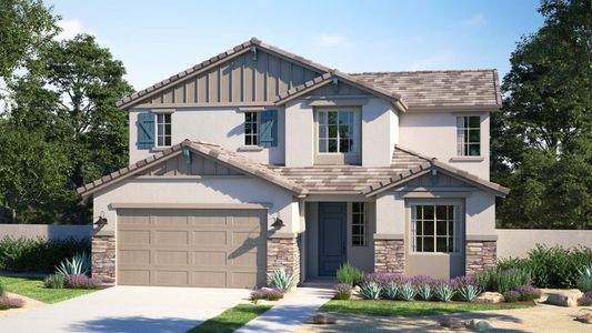 Craftsman Elevation | Monument | The Villages at North Copper Canyon – Valley Series | New homes in Surprise, Arizona | Landsea Homes