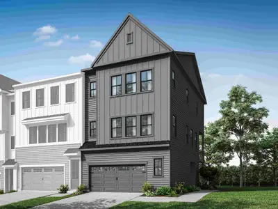 New construction Townhouse house 4707 Mint Leaf Lane, Raleigh, NC 27612 - photo 0