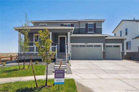 New construction Single-Family house 3352 N Highlands Creek Parkway, Aurora, CO 80019 Vail II- photo 0