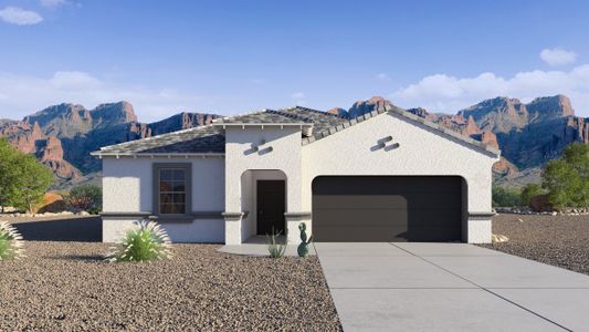 New construction Single-Family house Kingston, 17690 North Piccolo Drive, Maricopa, AZ 85138 - photo