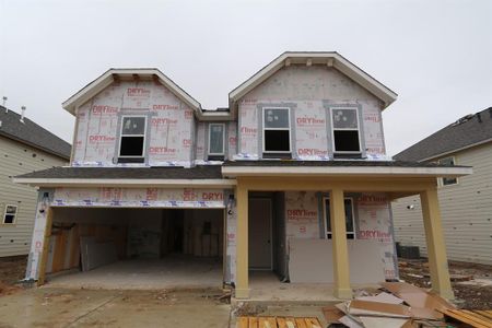 New construction Single-Family house 401 Leeward Pass, Leander, TX 78641 Primrose- photo 1 1