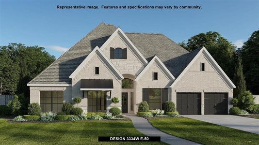 New construction Single-Family house 1008 Open Range Drive, Mansfield, TX 76063 Design 3334W- photo 0