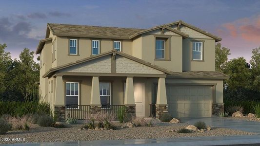 New construction Single-Family house 20595 E Via De Colina, Queen Creek, AZ 85142 Lewiston- photo 0 0