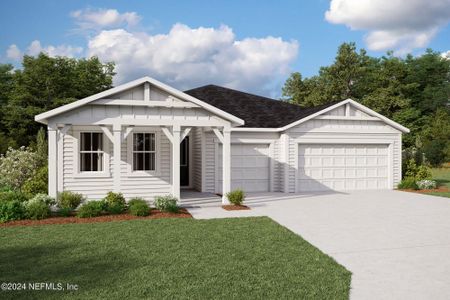 New construction Single-Family house 2836 Bella Terra Loop, Green Cove Springs, FL 32043 Saratoga- photo 0