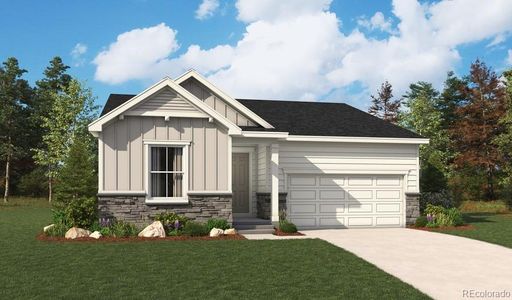 New construction Single-Family house 4579 Singletree Lane, Brighton, CO 80601 Alexandrite- photo 0