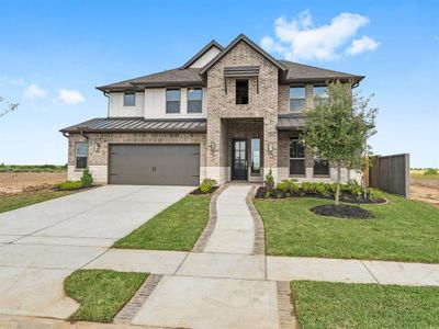 New construction Single-Family house 16319 Blue Mistflower Lane, Hockley, TX 77447 Castell- photo 0