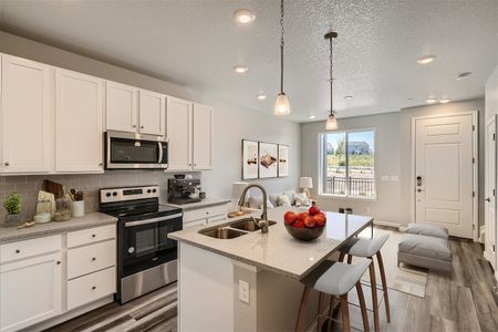 New construction Townhouse house 400 Millwall Circle, Castle Pines, CO 80108 - photo 8 8