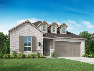 New construction Single-Family house 30023 Gold Finch Place, Fulshear, TX 77441 Newport Plan- photo 0