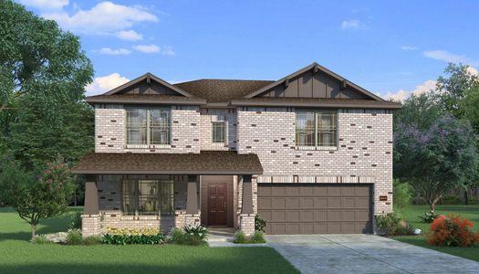 New construction Single-Family house Hemlock, 21731 Carballo Oak Trail, Tomball, TX 77377 - photo
