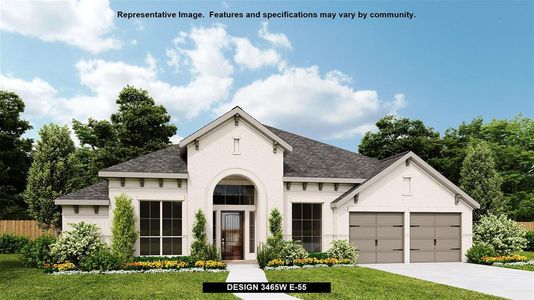 New construction Single-Family house Design 3465W, 1903 Olmsted Court, Katy, TX 77493 - photo