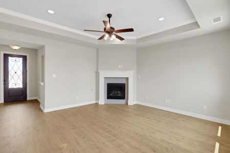 New construction Single-Family house 6121 Villaggio Trail, Fort Worth, TX 76123 Portico- photo 11 11