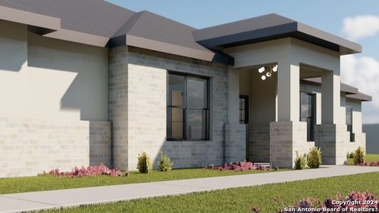 New construction Single-Family house 108 Abrego Trail Dr, Floresville, TX 78114 - photo