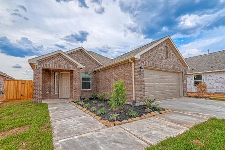 New construction Single-Family house 21914 Oia Island Drive, Hockley, TX 77447 - photo 0