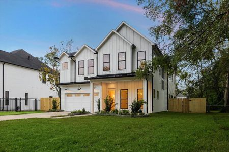 Nestled on an oversized lot in highly sought after Garden Oaks, this modern farmhouse is timeless