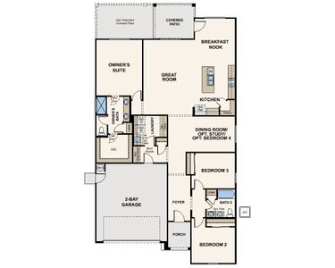 New construction Single-Family house Plan 6, 17861 West Fulton St., Goodyear, AZ 85338 - photo