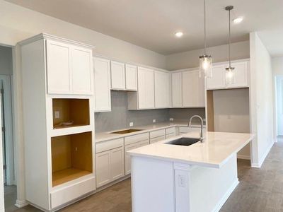 New construction Single-Family house 575 Billowing Way, Kyle, TX 78640 Premier Series - Juniper- photo