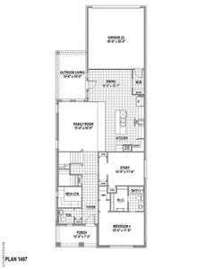 New construction Single-Family house 4908 Mitre Mews, Celina, TX 75078 Plan 1407- photo