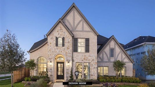 New construction Single-Family house 5502 Rocky Banks Way, Fulshear, TX 77441 Design 3650W- photo
