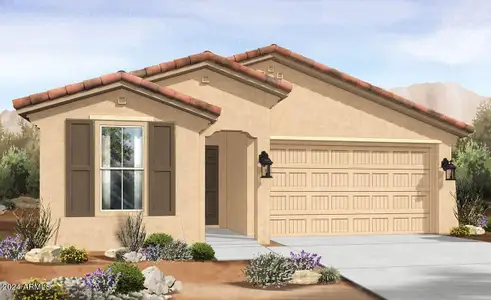 New construction Single-Family house 19453 W Badgett Lane, Litchfield Park, AZ 85340 Bluebell- photo 0