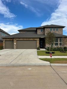 New construction Single-Family house 5314 Mystic Sea Drive, Katy, TX 77493 Yuma- photo 0