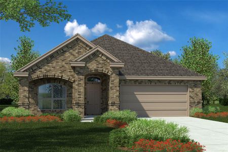 New construction Single-Family house 4042 Harvey Lane, Krum, TX 76249 1686 - Los Alamos- photo 0