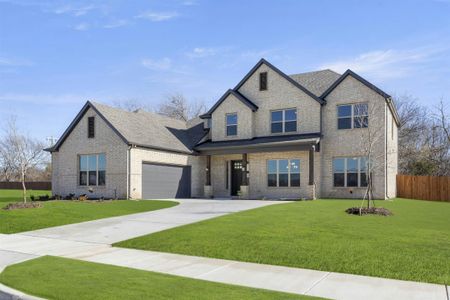 New construction Single-Family house 939 Richard Pittmon Drive, DeSoto, TX 75115 Texan (Courtyard)- photo 1 1