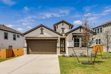 New construction Single-Family house 8508 Pine Muhly Dr, Lago Vista, TX 78645 Oliver- photo 0