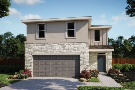 New construction Single-Family house 558 Backstays Loop, Kyle, TX 78640 Carson- photo 0