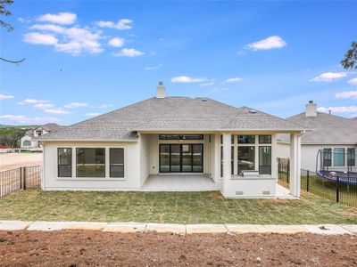 New construction Single-Family house 19613 Tranquility Falls Path, Jonestown, TX 78645 Brentwood- photo 1 1