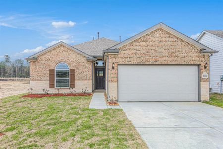 New construction Single-Family house 10361 Woodhill Spa Lane, Cleveland, TX 77327 Caldwell- photo 0