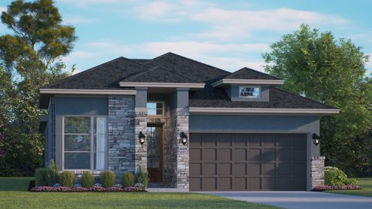 New construction Single-Family house 3344 Voda Bend Drive, Katy, TX 77493 Orlando - 50' Lot- photo 1 1