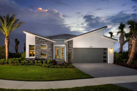 New construction Single-Family house 10184 Sw Carnelian St, Port St. Lucie, FL 34987 Clarion- photo 1 1