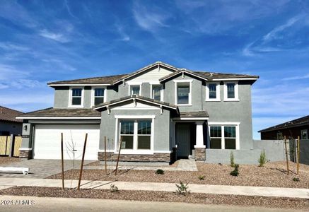 New construction Single-Family house 22936 E Nightingale Road, Queen Creek, AZ 85142 Yellowwood Homeplan- photo 0 0