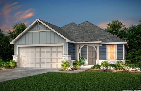New construction Single-Family house 11834 Snowy River, San Antonio, TX 78254 Becket- photo